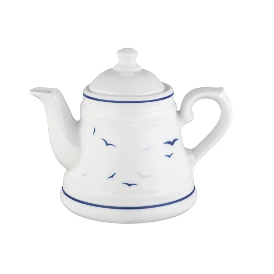 obrazek 1 Duży porcelanowy klasyczny czajnik do herbaty z Niemiec – Tettau