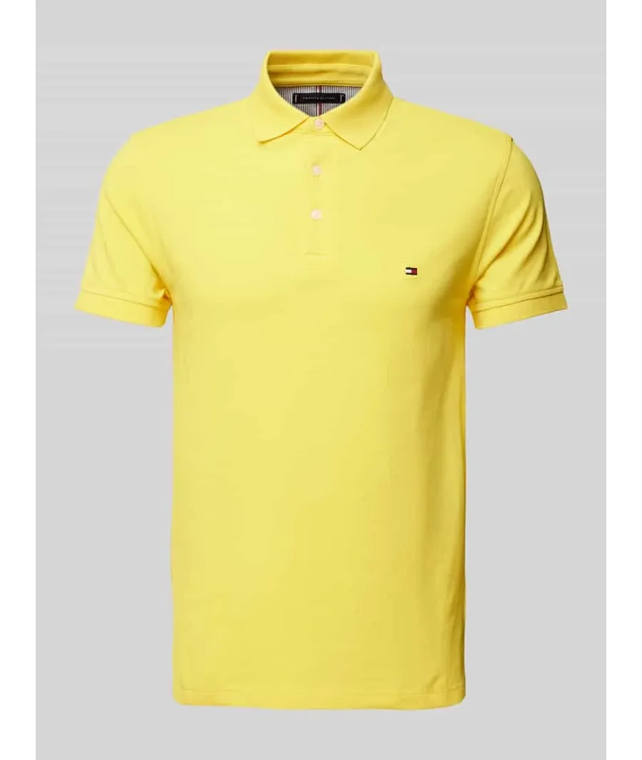 obrazek 1 Tommy Hilfiger Polo 1985 MW0MW17771 Żółty Slim Fit