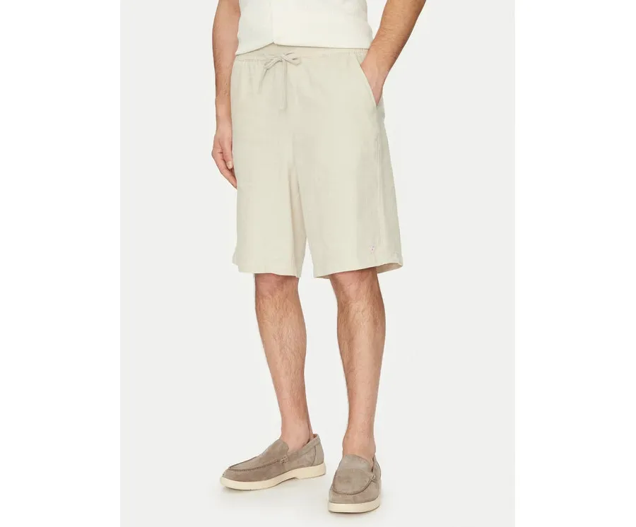 obrazek 1 Guess Szorty materiałowe F5GD00 WH4J0 Zielony Regular Fit