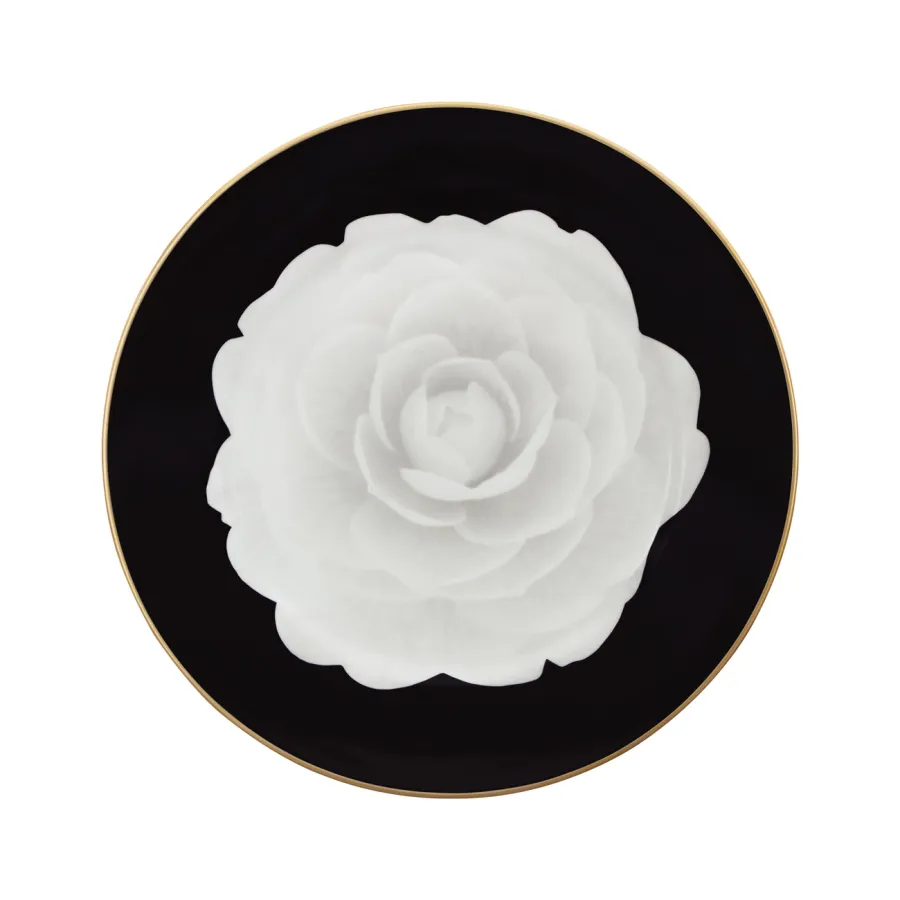 obrazek 1 Cudowny porcelanowy talerz serwisowy 31 cm z kolekcji Camellia - Porcel