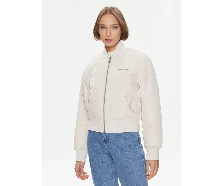 obrazek 1 Tommy Jeans Kurtka bomber Classics DW0DW17240 Beżowy Regular Fit