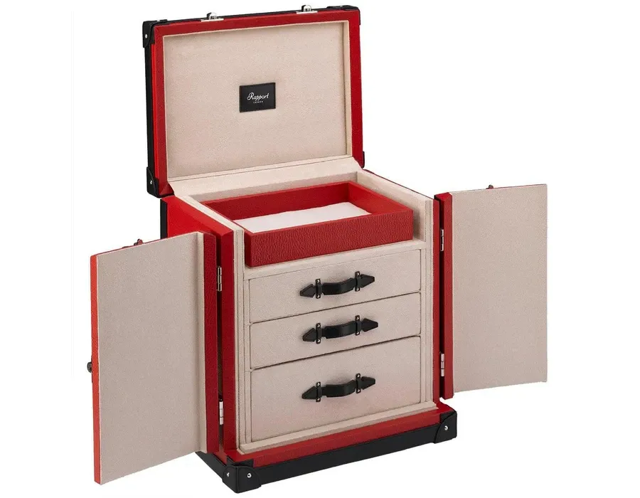 obrazek 6 Luksusowy kufer na biżuterię z uchwytem