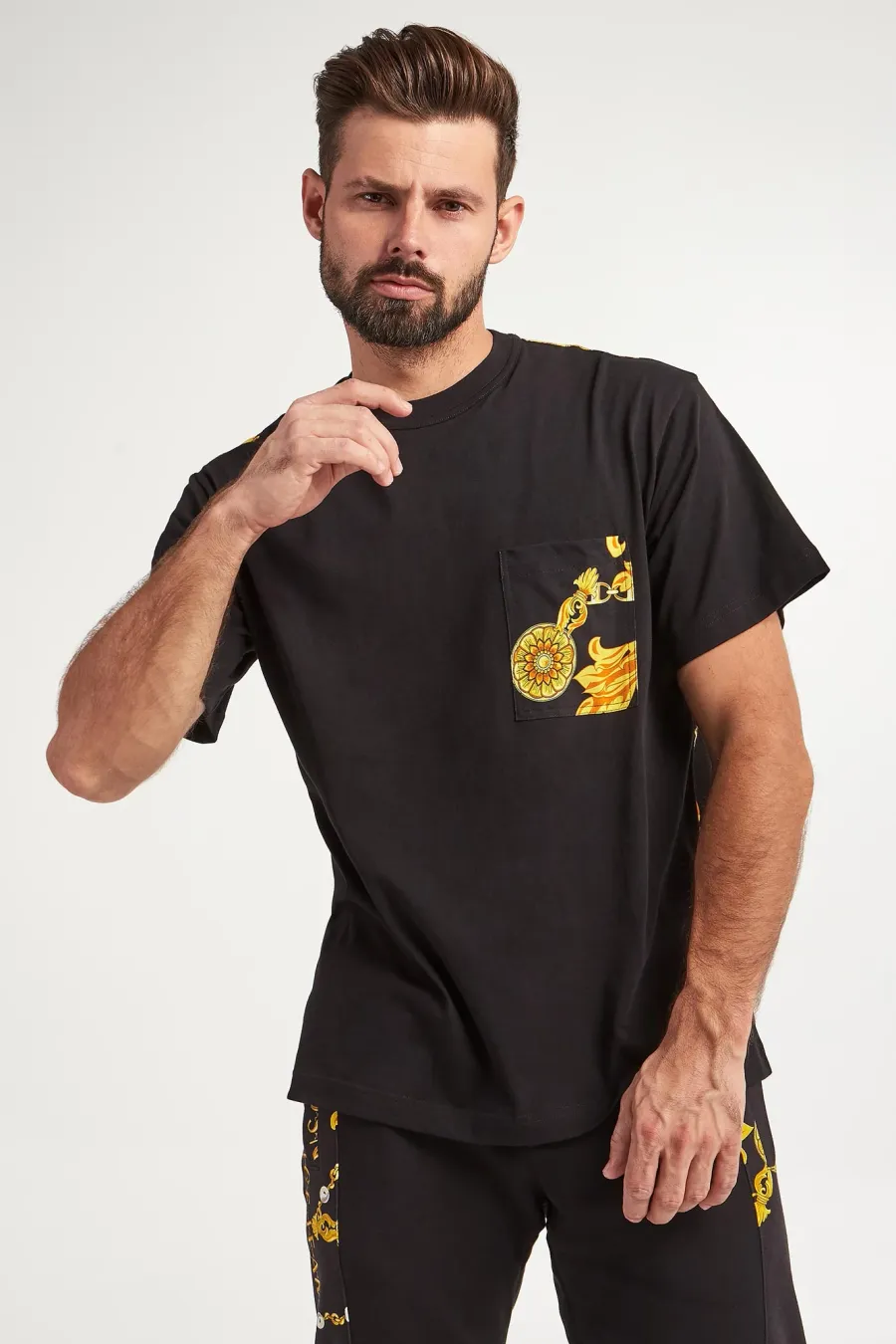 obrazek 1 T-shirt męski VERSACE JEANS COUTURE Versace Jeans Couture