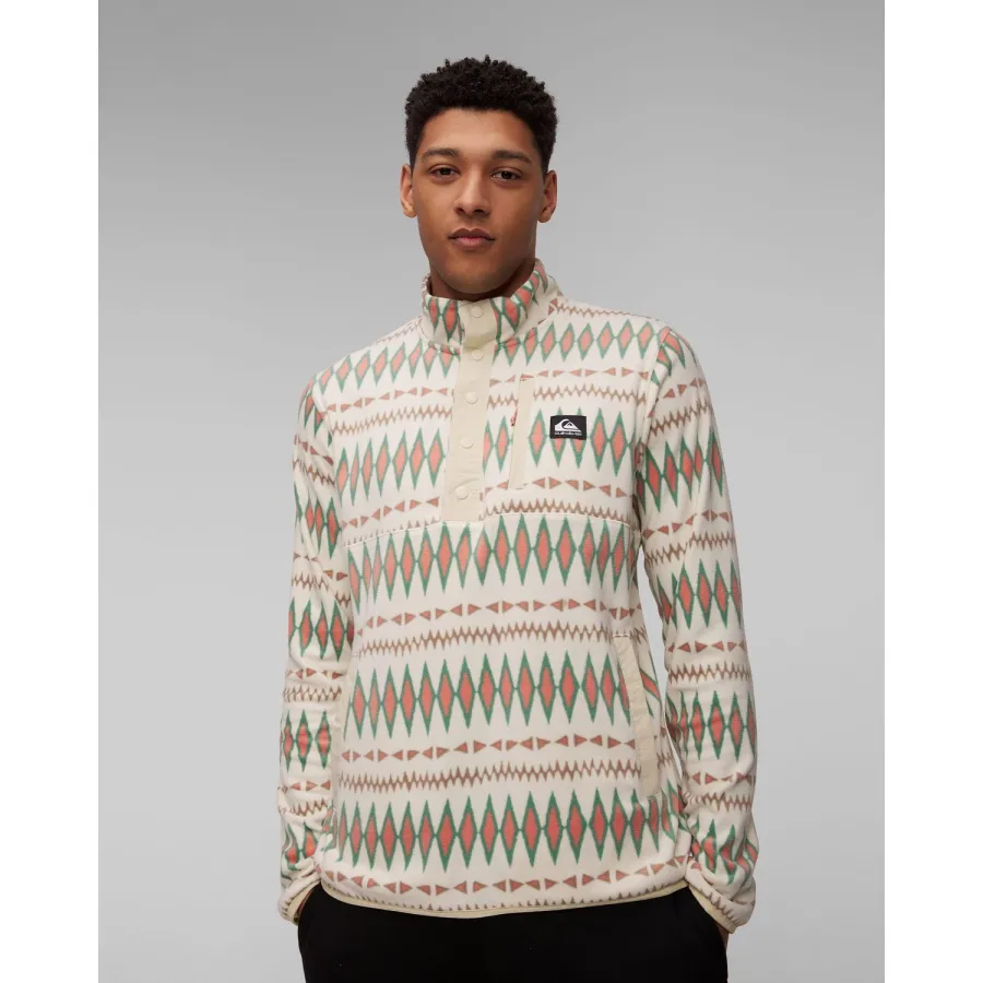 obrazek 1 Beżowa Bluza Męska Quiksilver No Destination 2 Half Snap