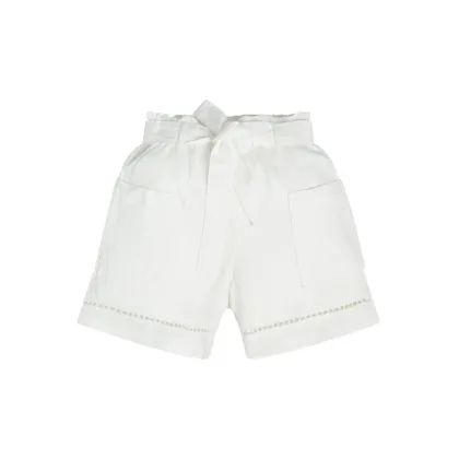 Zdjęcie Guess Szorty materiałowe J3GD03 WE8R0 Biały Relaxed Fit