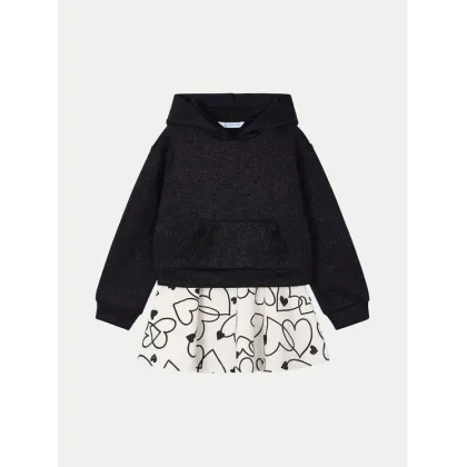 Zdjęcie Mayoral Komplet bluza i spódniczka 4936 Czarny Regular Fit