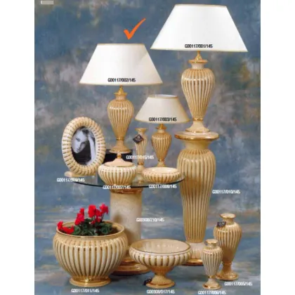 Zdjęcie Ceramiczna luksusowa lampa na stolik