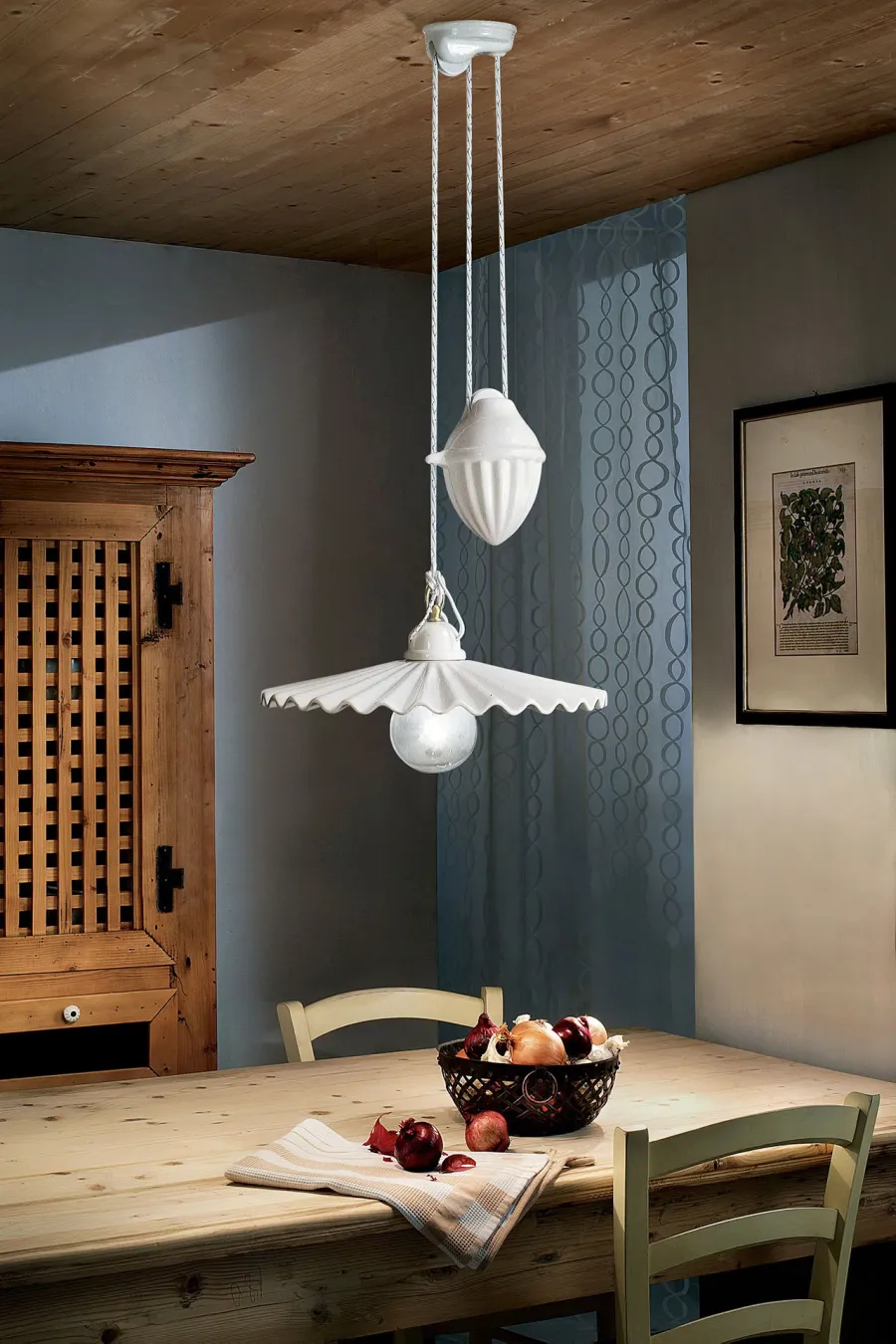 obrazek 2 Lampa wisząca Laquila w stylu klasycznym z Włoch