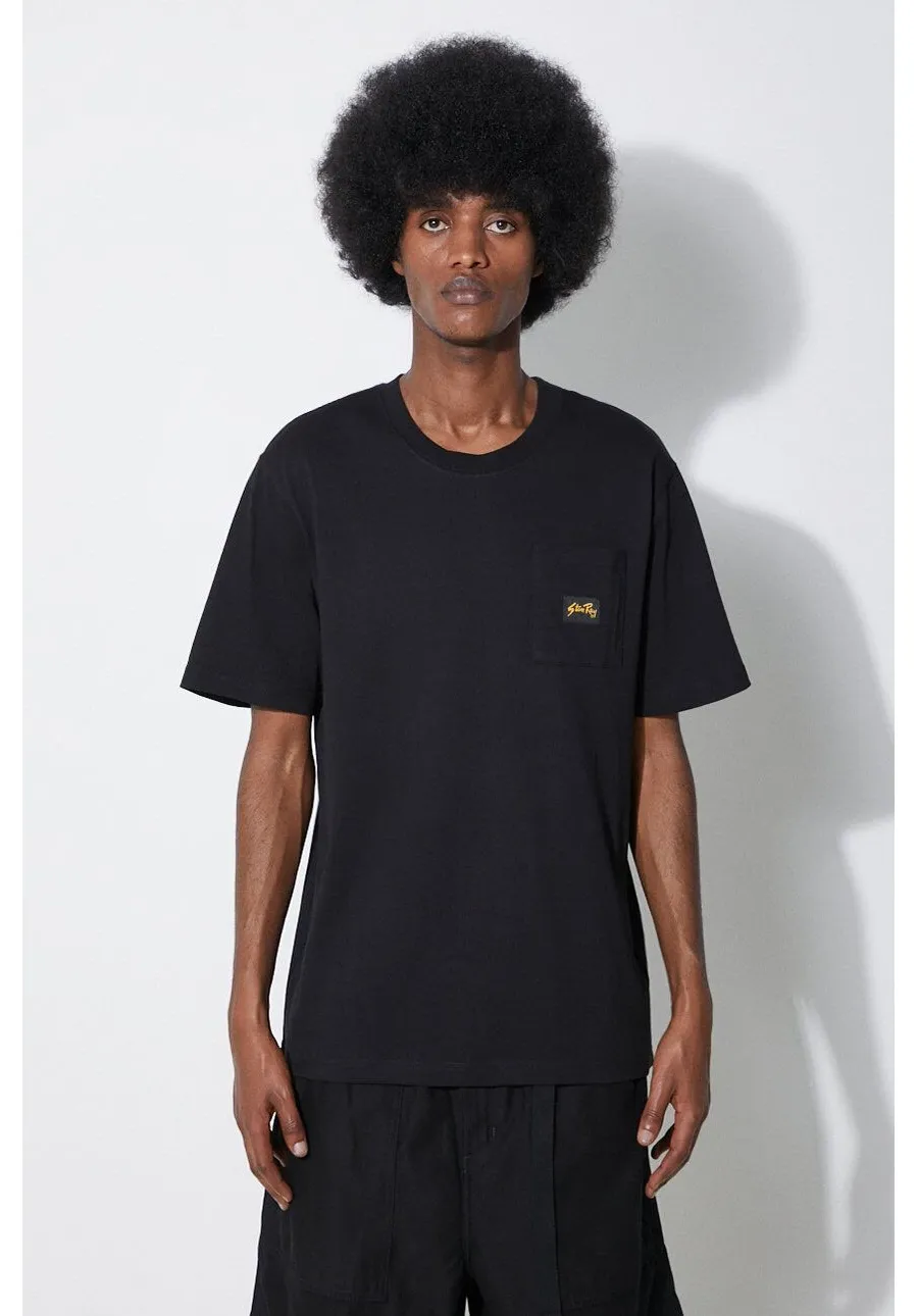 obrazek 1 Stan Ray t-shirt bawełniany Patch Pocket T-Shirt męski kolor czarny gładki SS2400367