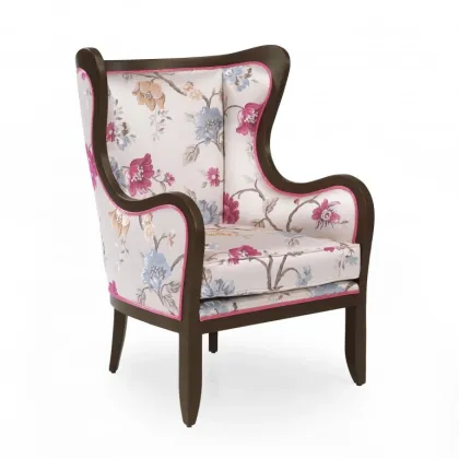 Zdjęcie Kwiecisty elegancki fotel w nowoczesnym stylu - Sevensedie