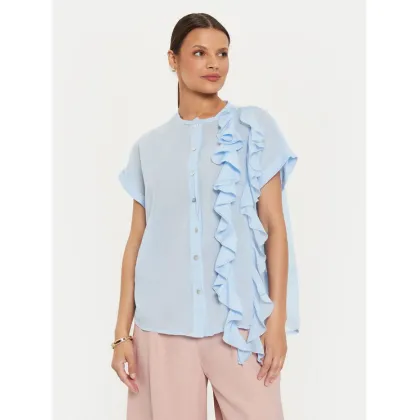 Zdjęcie ViCOLO Bluzka TB2815 Niebieski Regular Fit