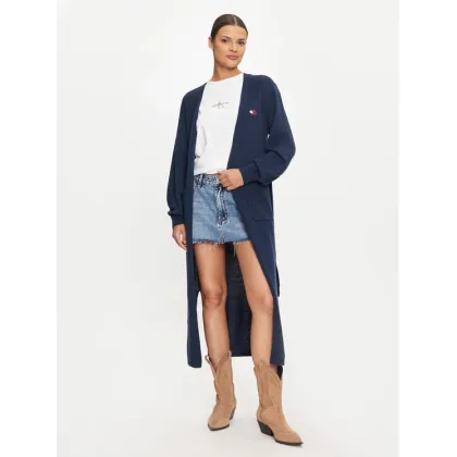 Zdjęcie Tommy Jeans Kardigan DW0DW18691 Granatowy Loose Fit