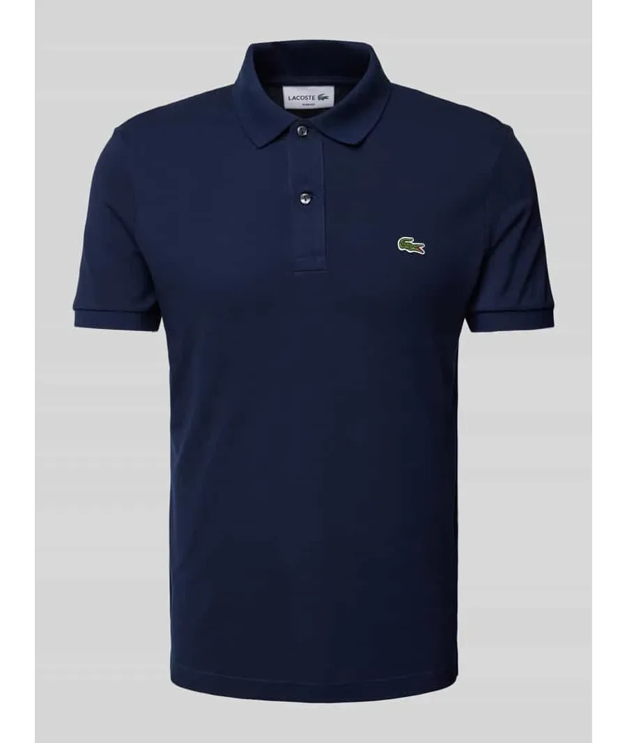 obrazek 1 Koszulka polo o kroju slim fit z naszywką z logo model ‘PIQUE’