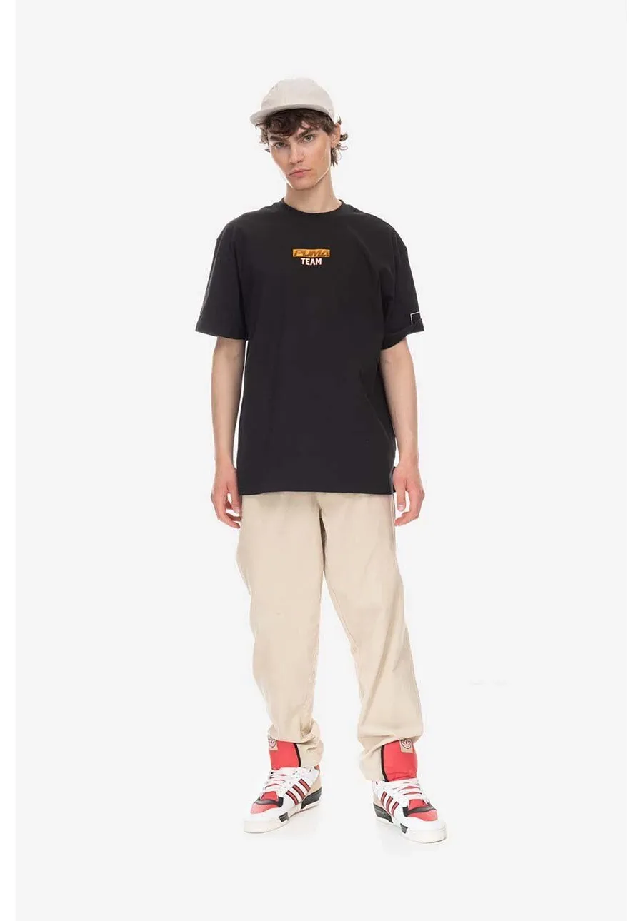 obrazek 1 Puma t-shirt bawełniany kolor czarny z nadrukiem 539158.51-CZARNY