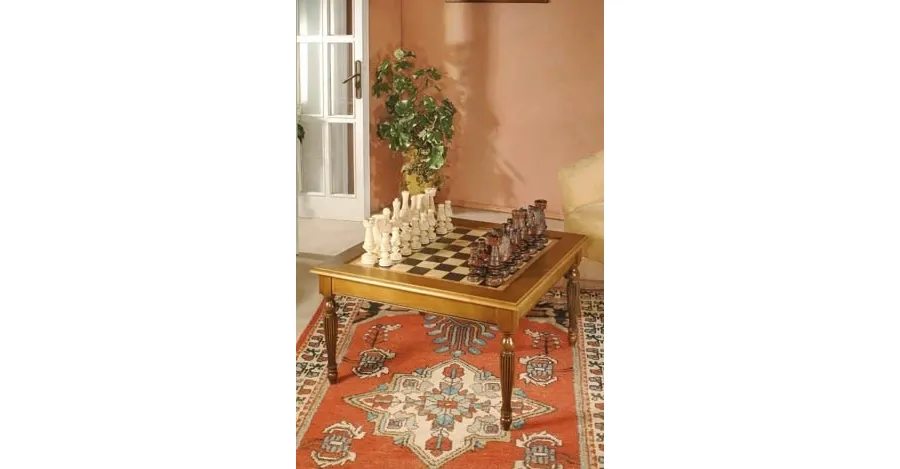 picture 1 Chess table with a compartment for pieces Creazioni Morini