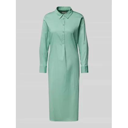 Zdjęcie Sukienka midi z kołnierzykiem koszulowym