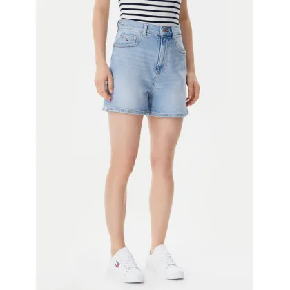 Zdjęcie Tommy Jeans Szorty jeansowe DW0DW20091 Niebieski Mom Fit
