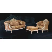Zdjęcie Stylowa dwuosobowa sofa w stylu antycznym do salonu – Morello Gianpaolo