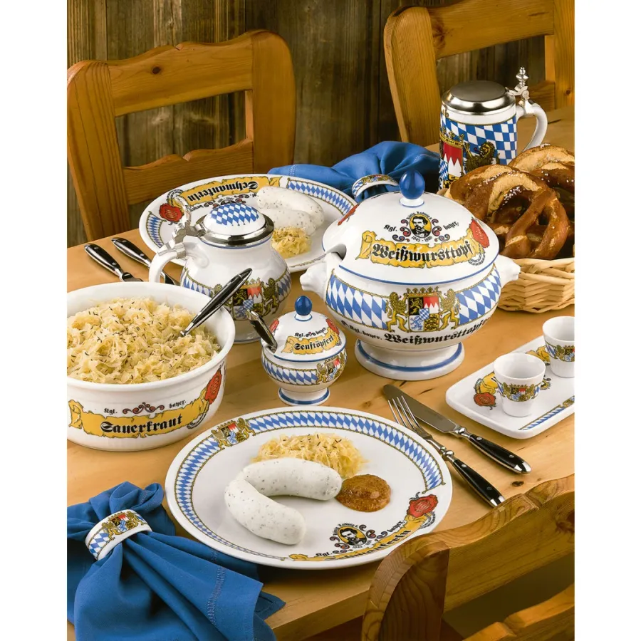 obrazek 5 Porcelanowa filiżanka zdobiona bawarskim motywem z Niemiec - Seltmann Weiden