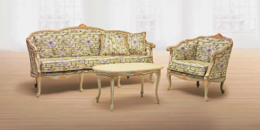 obrazek 1 Piękna antyczna trzyosobowa sofa do wyjątkowego salonu – Morello Gianpaolo