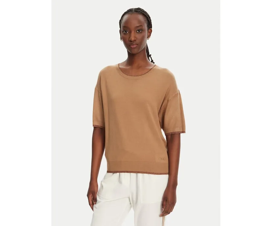 obrazek 1 Liu Jo Sweter WA5383 MS49I Brązowy Regular Fit