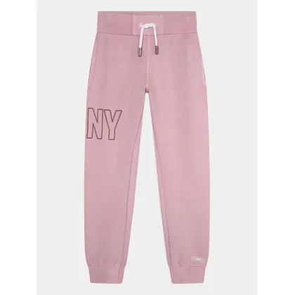 Zdjęcie DKNY Spodnie dresowe D54000 S Różowy Regular Fit