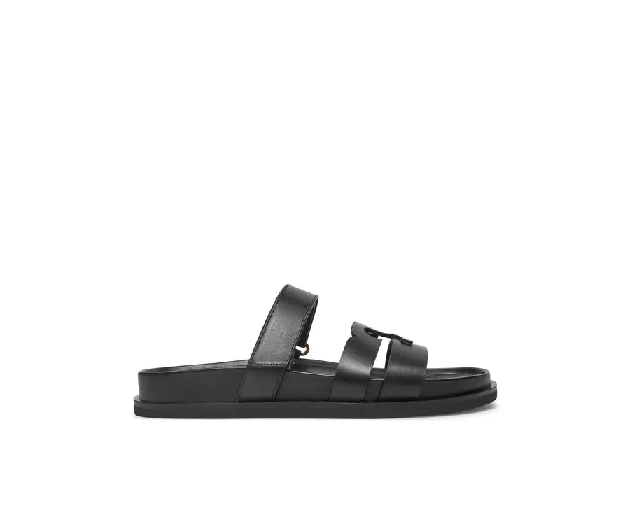 obrazek 1 Tory Burch Klapki Ines Sport Slide 161636 Czarny