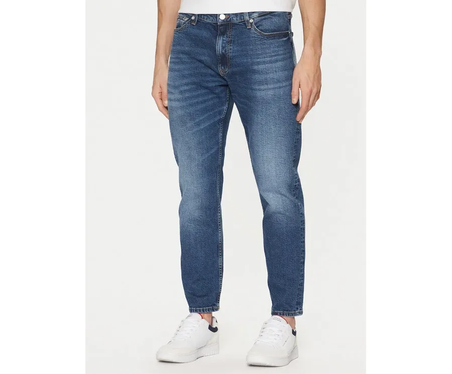 obrazek 1 Tommy Jeans Jeansy DM0DM20576 Granatowy Tapered Fit