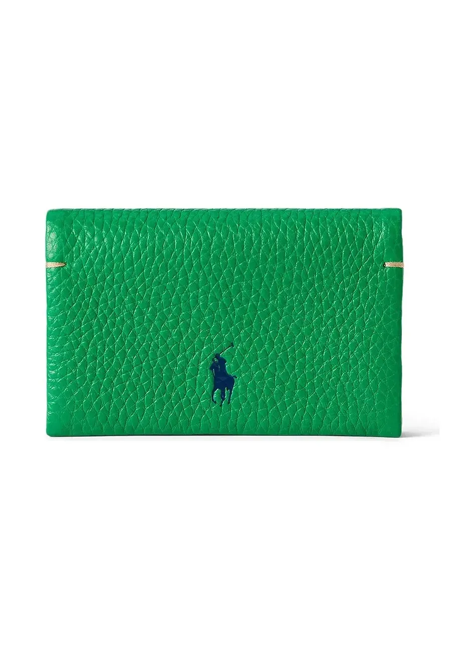 obrazek 1 Polo Ralph Lauren portfel skórzany damski kolor zielony 427949873