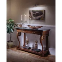 Picture Stylish antique walnut console