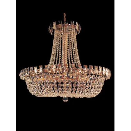 Zdjęcie Cudowny włoski żyrandol wykonany ze szkła