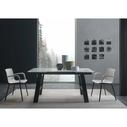 Zdjęcie Eleganckie krzesło do salonu w stylu designerskim – Zamagna Italia