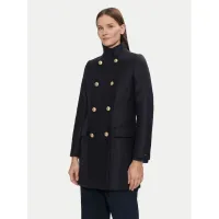 Zdjęcie Tommy Hilfiger Płaszcz wełniany WW0WW42732 Granatowy Regular Fit