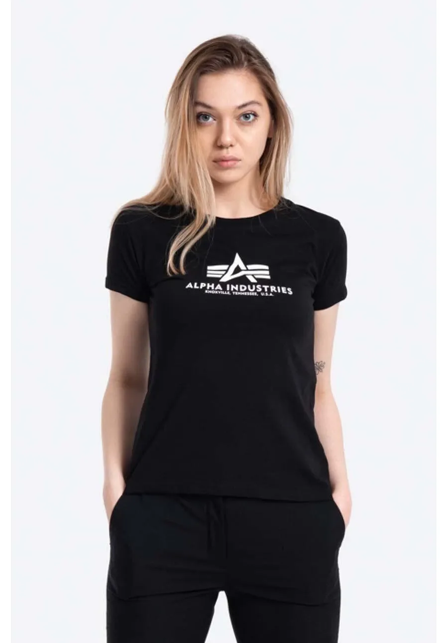 obrazek 1 Alpha Industries t-shirt bawełniany New Basic T kolor czarny 196051.03-CZARNY