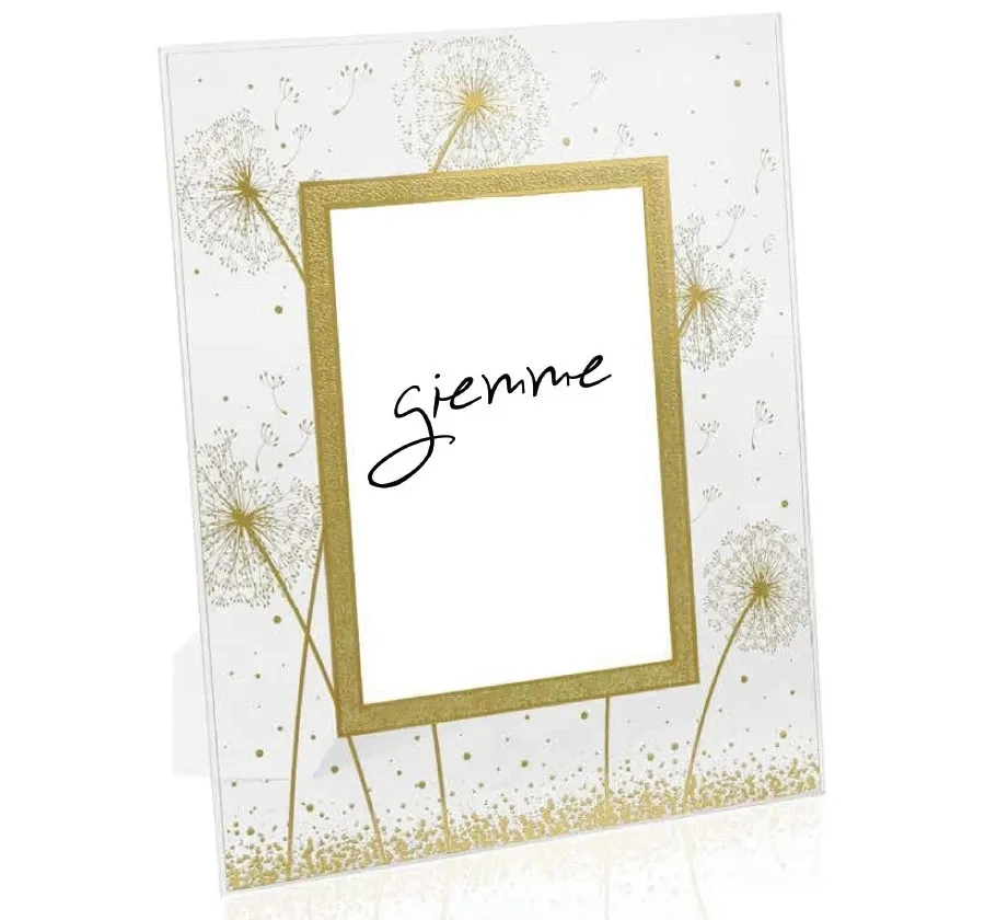 obrazek 1 Luksusowa ramka na zdjęcia 13х18 cm zdobiona złotymi dmuchawcami