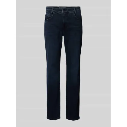Zdjęcie Jeansy o kroju straight fit z 5 kieszeniami model ‘Arne’