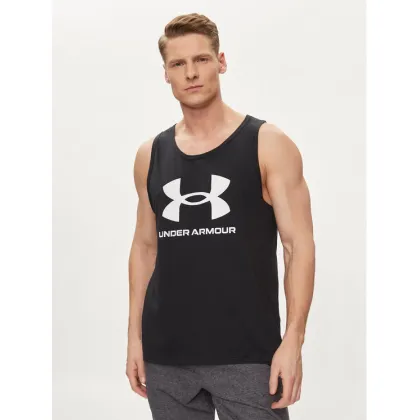 Zdjęcie Under Armour Tank top Ua Sportstyle Logo Tank 1382883-001 Czarny Loose Fit