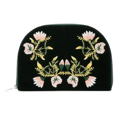 Zdjęcie Stylowe etui podróżne Zoe Forest Green na biżuterię