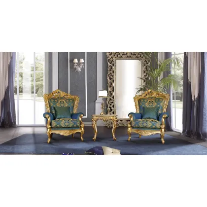 Zdjęcie Elitarny stolik kawowy w stylu antycznym do salonu – Morello Gianpaolo