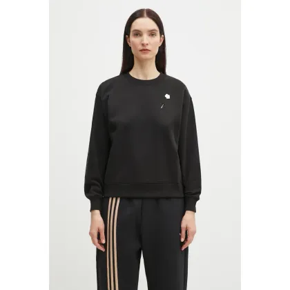 Zdjęcie Kenzo bluza bawełniana damska kolor czarny z aplikacją FF52SW1744MF.99J