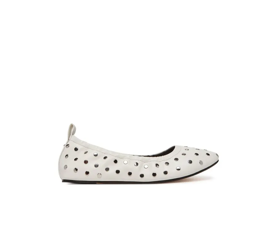 obrazek 1 MICHAEL Michael Kors Baleriny Amy 40S5AYFP1L Biały
