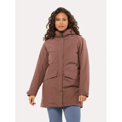 Zdjęcie Jack Wolfskin Kurtka zimowa Tempelhof Coat 1116151 Bordowy Regular Fit