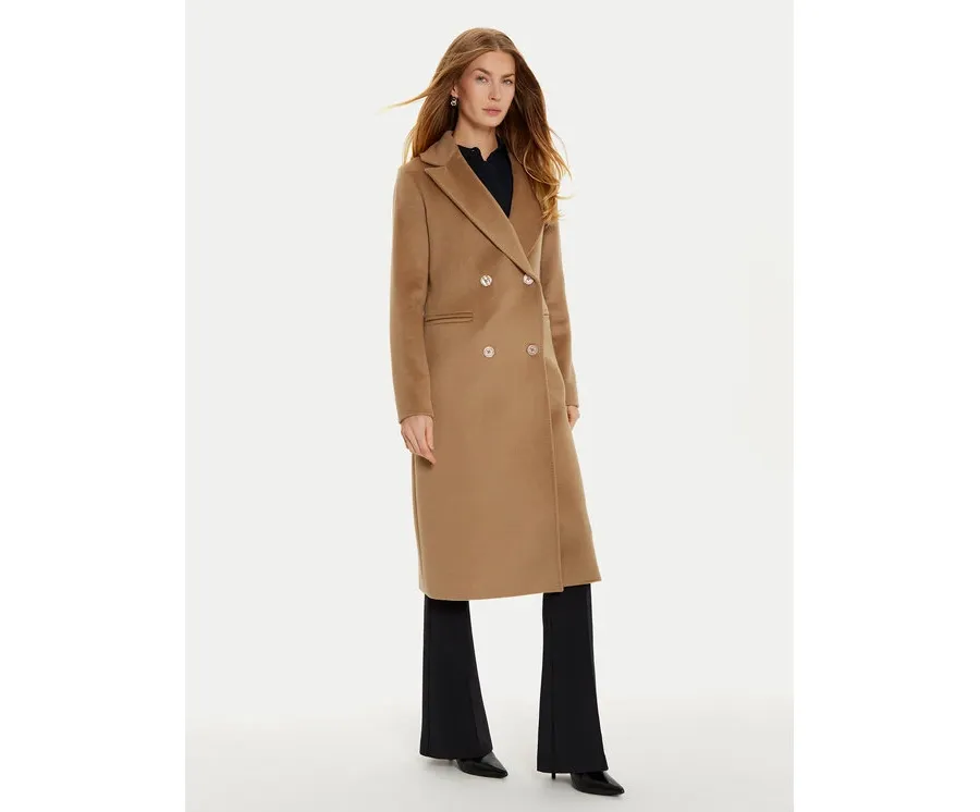 obrazek 1 Marciano Guess Płaszcz wełniany 4BGL07 7045A Brązowy Regular Fit