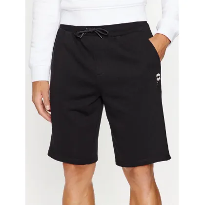 Zdjęcie KARL LAGERFELD Szorty sportowe 705897 500900 Czarny Regular Fit