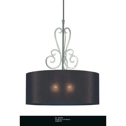 Zdjęcie Piękna lampa sufitowa ze stylowym czarnym kloszem - Il Paralume Marina
