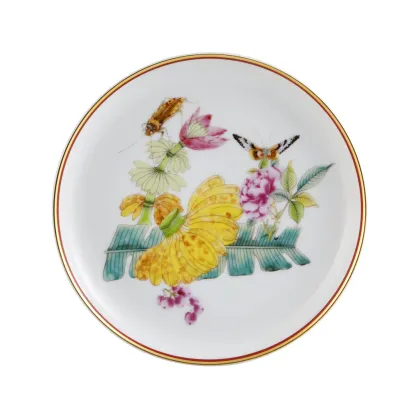 Picture Porcelain ashtray with a representation of a banana leaf - Vista Alegre