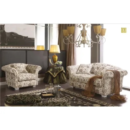 Zdjęcie Włoska dwuosobowa sofa i fotel Annet do salonu