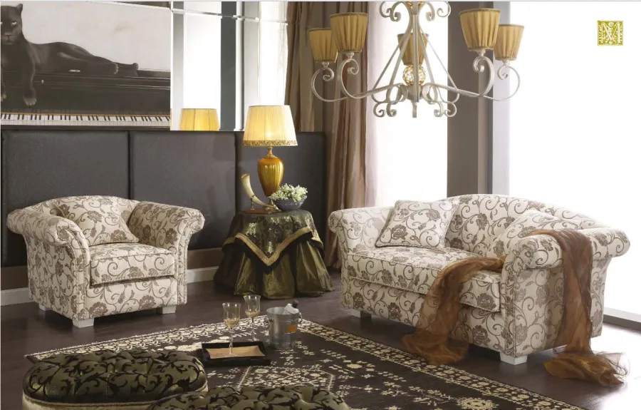 obrazek 1 Włoska dwuosobowa sofa i fotel Annet do salonu