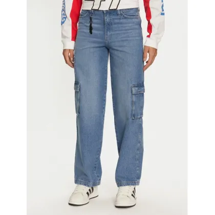 Zdjęcie Wrangler Jeansy Hot Wheels 112357951 Niebieski Wide Leg