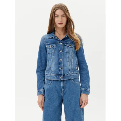 Zdjęcie Pepe Jeans Kurtka jeansowa PL402430 Niebieski Slim Fit